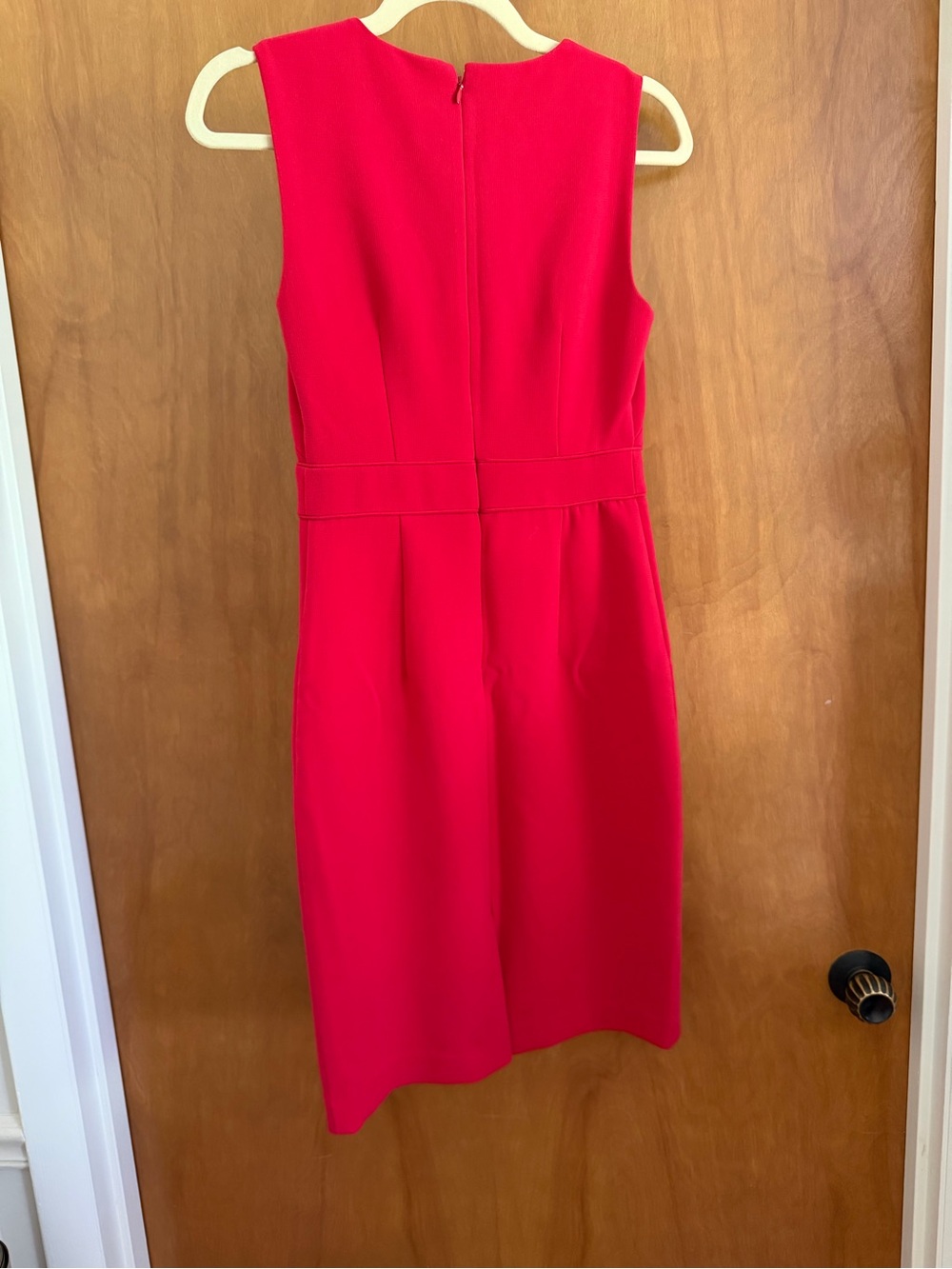 Ann Taylor Pink Sleeveless Midi Sheath Dress - Picture 3 of 10